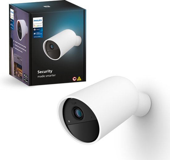 Philips Hue Secure camera beveiligingscamera met batterij - wit van Merkloos