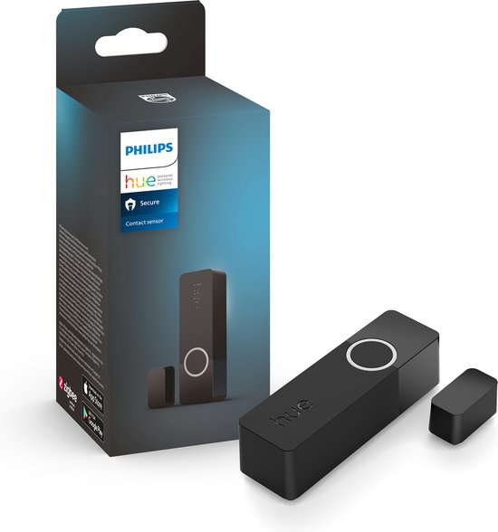 Philips Hue Secure contactsensor - zwart - 1-pack van Philips Hue