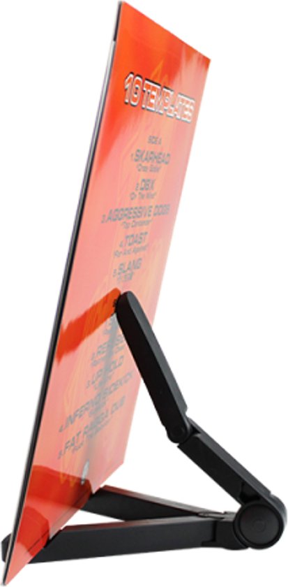 Pinguïn Records – SoloTone Stand - Opvouwbare LP Houder – LP Standaard - Zwart – Vinyl Houder – Handig op te bergen - 1 stuk van Pinguïn Records