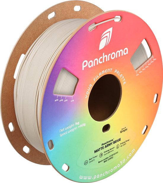PLA MATTE 1,75mm ARMY BEIGE 1kg POLYMAKER PANCHROMA 3D FILAMENT van Polymaker