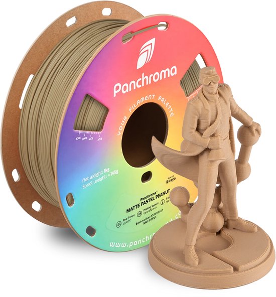 PLA MATTE 1,75mm PASTEL PEANUT 1kg POLYMAKER PANCHROMA 3D FILAMENT van Polymaker