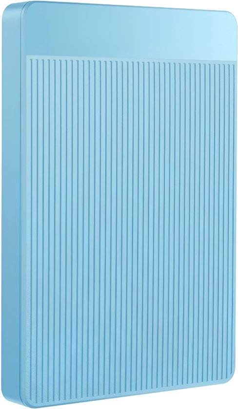 Ploutos® Harde Schijf - Draagbare Harde Schijf voor PC, Laptop & Console - Ultradunne Draagbare Harde Schijf - Lichtblauw - 30cm x 21cm x 4cm