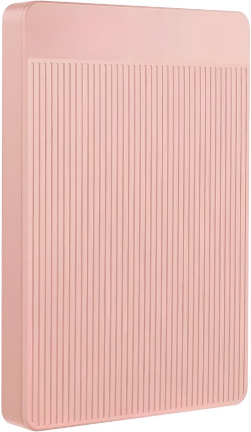 Ploutos® Harde Schijf - Draagbare Harde Schijf voor PC, Laptop & Console - Ultradunne Draagbare Harde Schijf - Roze - 12cm x 8cm x 2cm