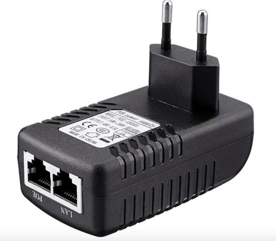 PoE adapter & injector 48V 0.5a - Ip-camera - VOIP toestellen - WIFI acces points van VONETS