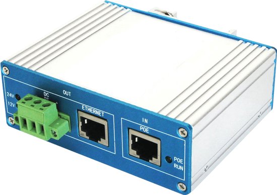 PoE-splitter hoog vermogen 60Watt speciaal voor IP-camera's zonder PoE van Merkloos