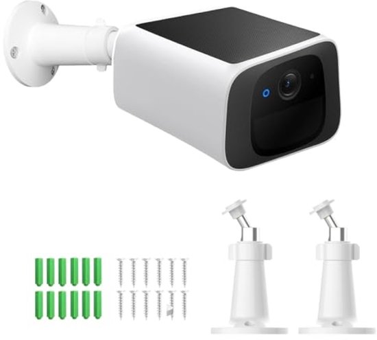 PromoHome Wandhouder voor EufyCam 2C/2C Pro/2 Pro/E20/E40 en Google Nest Cam – Set van 2 – Weerbestendig, 360° draaibaar, voor binnen en buiten