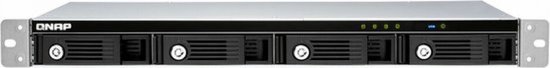 QNAP TR-004U behuizing voor opslagstations HDD-/SSD-behuizing Zwart, Grijs 2.5/3.5' van Qnap
