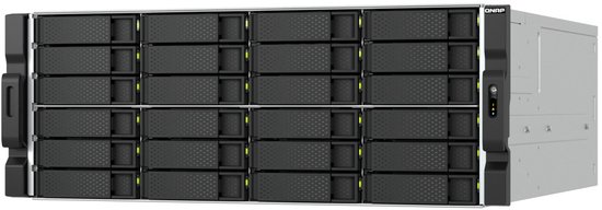 QNAP TS-h2477AXU-RP Opslagserver Rack (4U) AMD Ryzen™ 7 7745 32 GB DDR5 0 TB QNAP QTS Zwart, Grijs van Merkloos