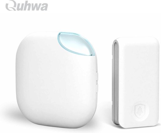 Quhwa© - Deurbel draadloos - Geen batterijen nodig - Duurzaam