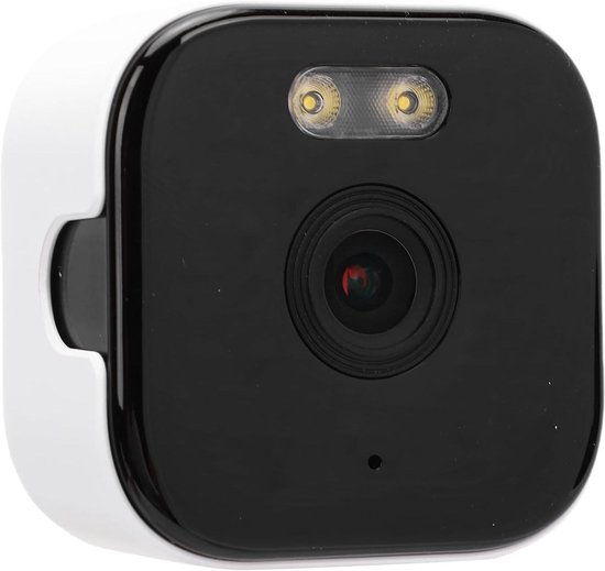 Raamcamera Beveiliging - Binnencamera WiFi - Huisbewaking Thuis - Zonder Boren Installatie - 2K 3MP HD - Wit