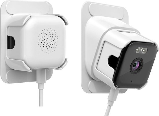 Raamcamera Beveiliging - Domecamera Binnen - Huisbewaking - Snelle Installatie Zonder Boren - 3MP Super HD - Wit