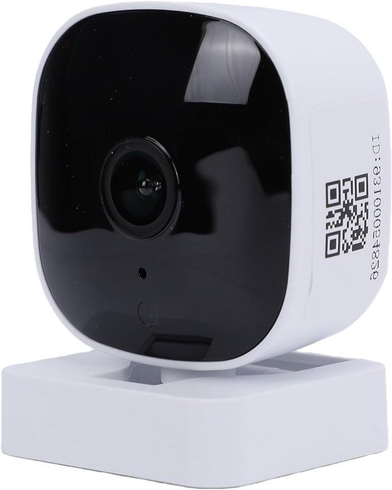 Raamcamera Beveiliging - Raam Beveiligingscamera - Huisbewaking Binnen - AI Anti-reflectie Technologie - 9.5 x 9 x 8.5 cm - Wit