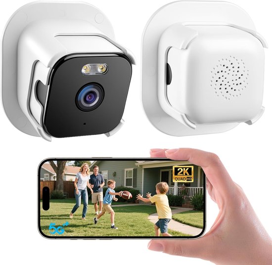 Raamcamera Binnen naar Buiten 2K - Bewakingscamera met 2.4G en 5G WiFi - Bewakingscamera - Nachtzicht - Bewegingsdetectie - Tweeweg Audio