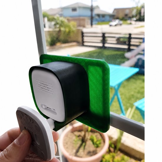 Raamhouder Camerahouder - Geschikt Voor Eufy 2K Indoor Cam - Window Mount - Zwart