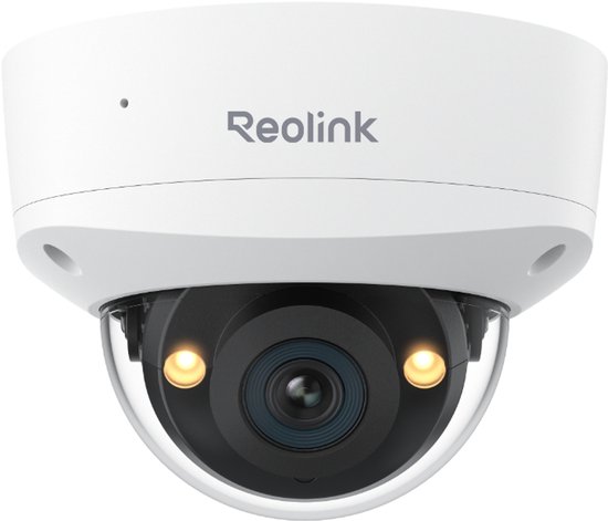 Reolink 12MP PoE beveiligings dome camera, 145° Sichtfeld, ultrahoge definitie, kleuren nachtzicht, IK10, 2-wegcommunicatie, waterdicht voor buiten - RLC-1240A van Reolink