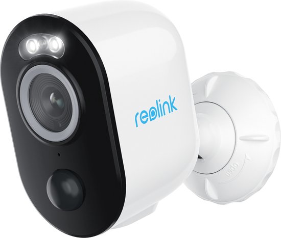 Reolink 2K 5MP beveiligingscamera buiten op batterij, Draadloos wifi, Detectie van personen/voertuigen, Nachtzicht in kleur, 5/2,4 GHz Wi-Fi van Reolink