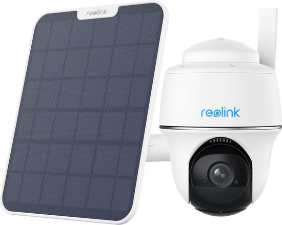 Reolink 2K 5MP Beveiligingscamera met Zonnepaneel, Pan- en kantelfunctie, 360° Kijkhoek, Batterijen Draadloos, Kleuren Nachtzicht, Detectie Persoon/Voertuig van Reolink