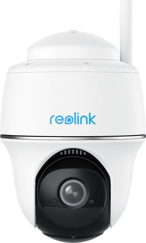 Reolink 2K Beveiligingscamera buiten op batterij, Draadloos wifi, Pan- en kantelfunctie, Detectie van personen/voertuigen/dieren, Nachtzicht in kleur