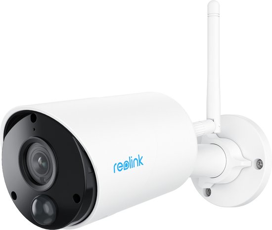 Reolink 3 MP beveiligingscamera buiten op batterijen, draadloos Ondersteunt persoons/voertuigdetectie, Tweewegaudio van Reolink