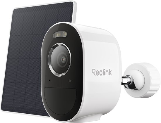 Reolink 3K 5MP Accucamera - 2.4/5GHz Dual-Band - Slimme detectie - Kleurnachtzicht - Draadloze installatie - Argus Series B330 + zonnepaneel Lite