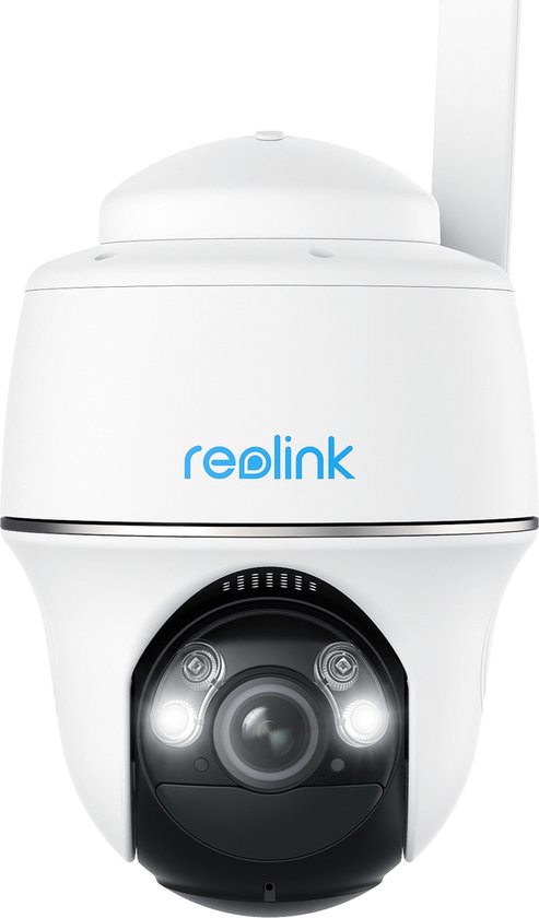 Reolink 4G LTE 5MP beveiligingscamera buiten op batterij, netwerk, Detectie van personen/voertuigen/dieren, 355° pan en 140° kantelen van Reolink