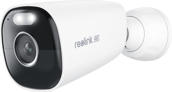 Reolink 4K beveiligingscamera buiten op batterij, Draadloos wifi, Slimme detectie, Eenvoudige en flexibele installatie van Reolink