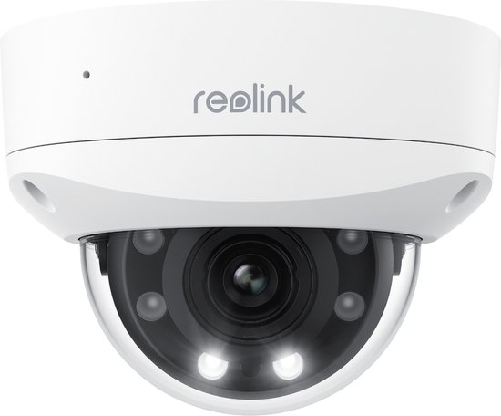 Reolink 4K PoE Beveiligingscamera, IK10 Vandaalbestendig, 5x Optische Zoom, Nachtzicht in Kleur, Detectie van Personen/Voertuigen/Dieren van Reolink