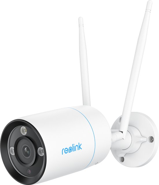 Reolink 4K Wi-Fi 6 camera voor buiten, 2,4/5 GHz dual-band wifi, nachtzicht in kleur, detectie van personen/voertuigen/dieren van Reolink