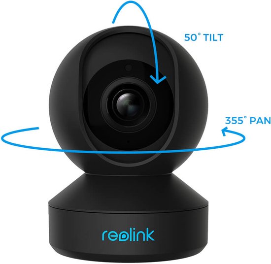 Reolink 4MP Super HD Indoor PT Cam Two-Way Audio Persoon/Huisdier Detectie voor Auto Tracking 2.4/5 GHz Dual-Band WiFi Camera van Reolink