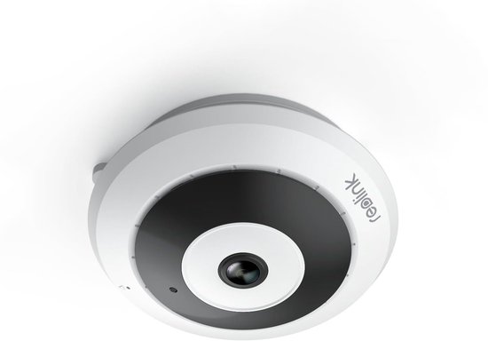 Reolink 6MP FE-PoE Indoor Fisheye Camera, 360° Panoramisch Beeld, 2K+ HD, Persoonsdetectie, Nachtzicht van Reolink