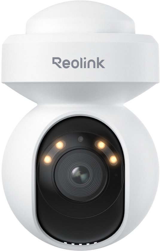 Reolink E1 Outdoor SE PoE 4K PoE Beveiligingscamera Buiten met 355° Pan & 50° Kantel, Kleuren Nachtzicht voor Thuisbewaking, Auto-tracking, Slimme Detectie, Tweewegcommunicatie, 24/7 Opname van Reolink