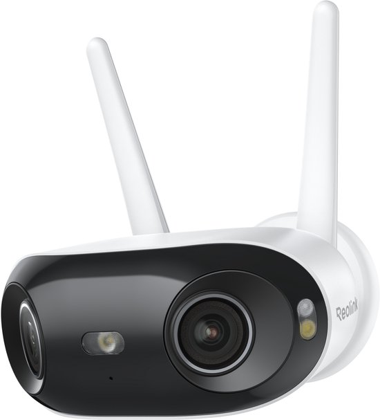 Reolink Elite WiFi 4K 8MP Wi-Fi Buiten Beveiligingscamera, 180° Beeld, 2,4/5GHz Dual-Band Wi-Fi 6, Kleuren Nachtzicht, tot 512GB microSD-kaartopslag, Plug-in voeding van Reolink