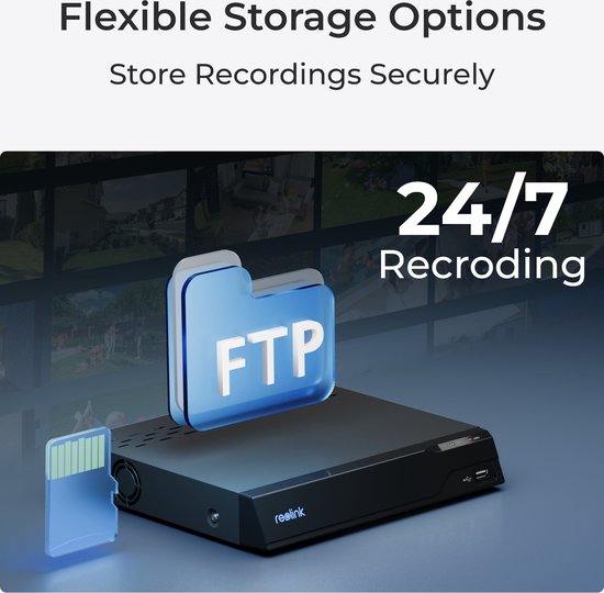 Reolink Fisheye Series P520 - 6MP Fisheye PoE-camera voor binnen, 360° zicht, meerdere weergavemodi, persoonsdetectie van Reolink