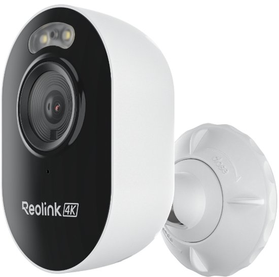 Reolink Lumus Pro 4K Buiten Beveiligingscamera, 2.4/5GHz Wi-Fi 6, Detectie van Personen/Voertuigen/Dieren, Spotlicht Kleuren Nachtzicht, 24/7 Opname, Geen Maandelijkse Kosten, Plug-in camera, Weerbestendig van Reolink