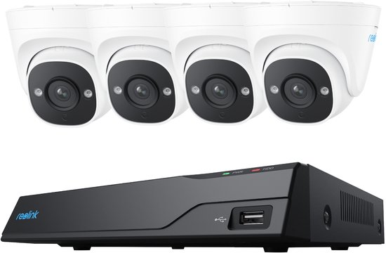 Reolink NVS8-5MD4, 5MP beveiligingsset met detectie van personen, voertuigen en dieren van Reolink