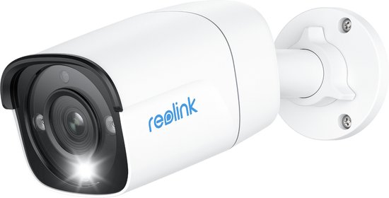 Reolink P340 - Slimme 12 MP PoE-bulletcamera, waarschuwingen voor personen/voertuigen/huisdieren, nachtzicht in kleur, tweewegaudio van Reolink