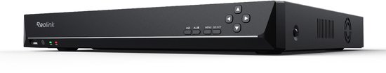 Reolink RLN36, 36CH Netwerkvideorecorder voor Huisbeveiligingscamera Systeem, Werkt uitsluitend met 16MP/12MP/4K/8MP/5MP/4MP REOLINK PoE Beveiligingscamera's, 24/7 Toezicht, Geïntegreerd I/O Alarmsysteem, 3 HDD Bays, Geen HDD Inbegrepen van Merkloos