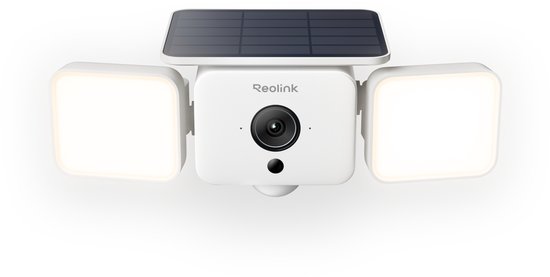 Reolink Solar Floodlight Cam - Draadloze Buitencamera met Schijnwerper - SolarEase™-Opladen - Geluids- & Lichtalarm - Slimme Detectie - WiFi 6