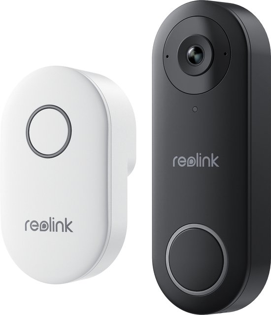Reolink videodeurbel met bel - Slimme WiFi-videodeurbel - 5 MP - 2,4/5GHz dual-band wifi - Persoonsdetectie - tweewegaudio van Reolink