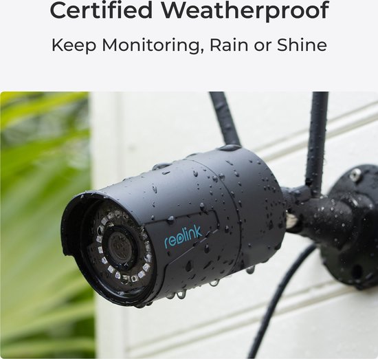 Reolink W320-B - 5 MP beveiligingscamera voor buiten, 2,4/5 GHz wifi, detectie van personen/voertuigen/dieren, 30 meter nachtzicht van Reolink