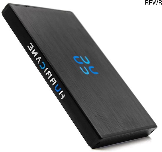 RFWR® 1TB Draagbare Externe Harde Schijf 2.5" met USB 3.0 - Compatibel met Windows, Mac, TV, PS4, PS5, Xbox - Zwart