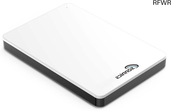 RFWR® 1TB USB 3.1 Type C Externe Draagbare Harde Schijf voor PC, Mac, Smart TV, XBOX en PS4/PS5 - Wit