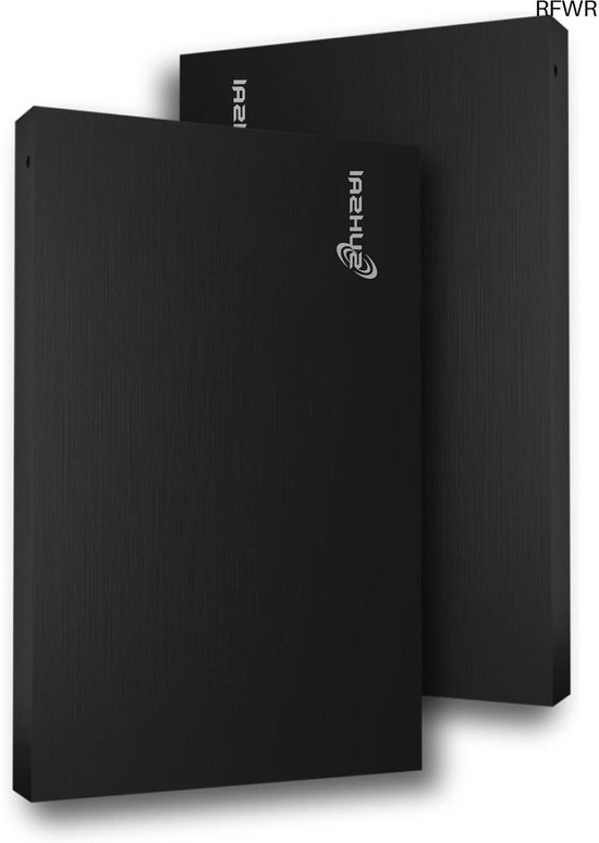 RFWR® Draagbare Externe Harde Schijf 1 TB - USB 2.0, Snelle Gegevensoverdracht, Compatibel met Laptop, PC, Mac