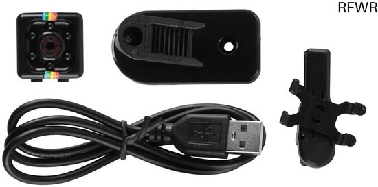 RFWR® Mini Camera met Bewegingsdetectie en Nachtzicht - 1080P HD Beveiligingscamera zonder WiFi