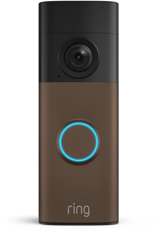 Ring Battery Video Doorbell (2ng Gen) Matte Mocha - 2K video van Merkloos