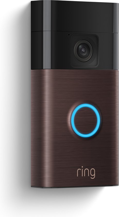Ring Battery Video Doorbell - Draadloos - 1440p HD-video - Brons van Ring
