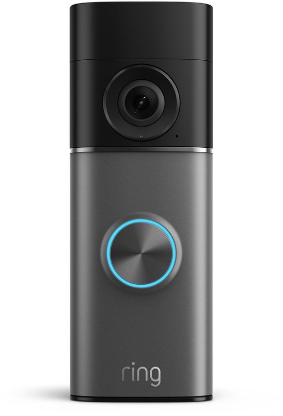Ring Battery Video Doorbell Pro (2nd Gen) - Deep Silver - 4k video - batterij van Merkloos