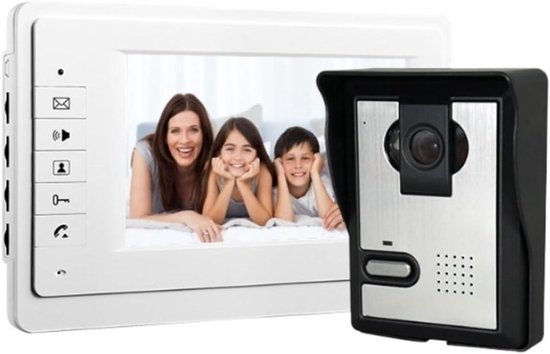 Ring Deurbel Camera - Buitendeur Camera - Veiligheid Thuis - IR Nachtzicht - 700TVLine - Zwart