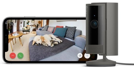 Ring Indoor Camera (2nd Gen) - grijs - Beveiligingscamera - Binnenshuis camera van Merkloos