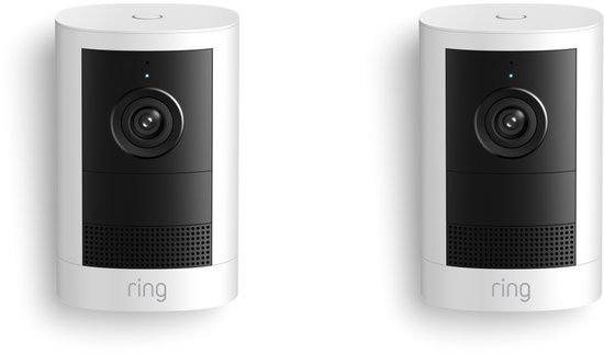 Ring Outdoor Camera 2K Plus - Op batterij - 2-Pack - Wit